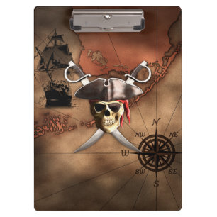 Porte-bloc Carte de pirate