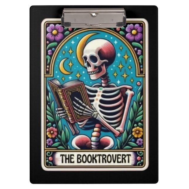 Porte-bloc Carte de tarot Booktrovert | Livre de lecture de s (Devant)