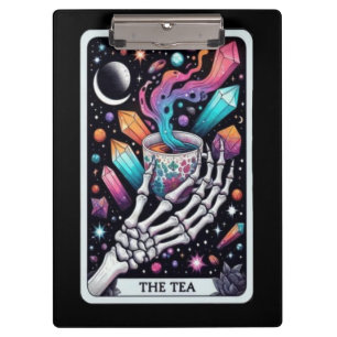 Porte-bloc Carte de Thé Tarot Main de squelette