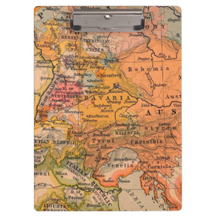 Porte-bloc Carte des antiquités d'Europe centrale