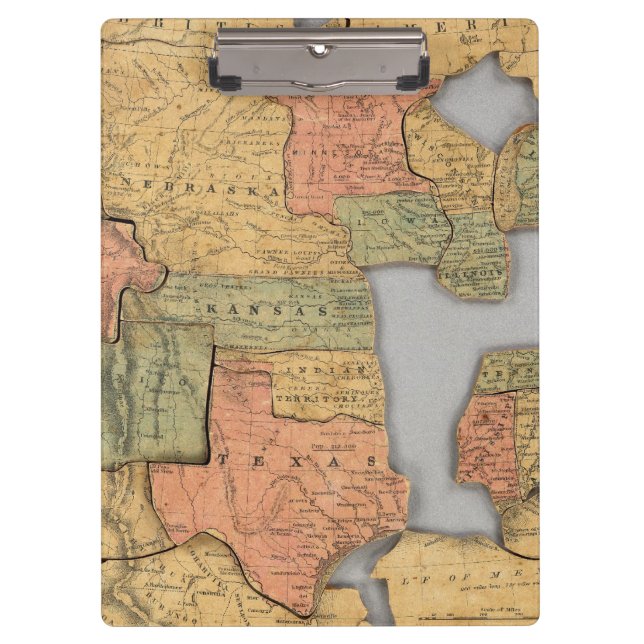 Porte-bloc Carte des Etats-Unis et du Canada (Devant)