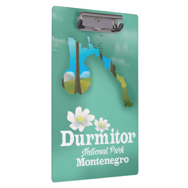 Porte-bloc carte du parc national de Durmitor, Monténégro (Swatch)
