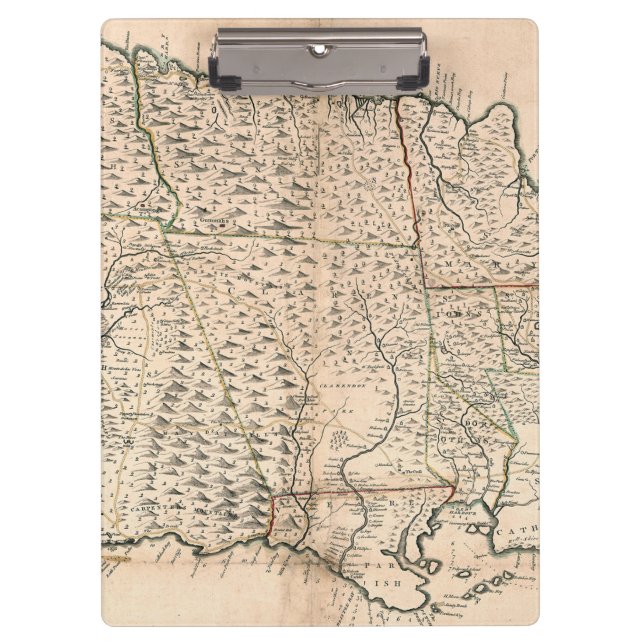 Porte-bloc CARTE : La JAMAÏQUE, 1755 2 (Devant)