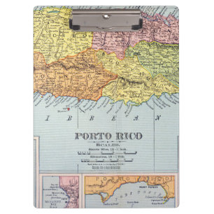 PORTE-BLOC CARTE : PORTO RICO, 1900