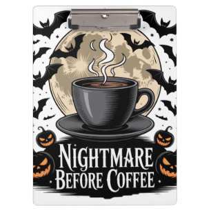 Porte-bloc Cauchemar Avant Halloween Café