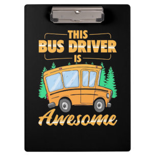 Porte-bloc Ce Pilote De Bus Est Super