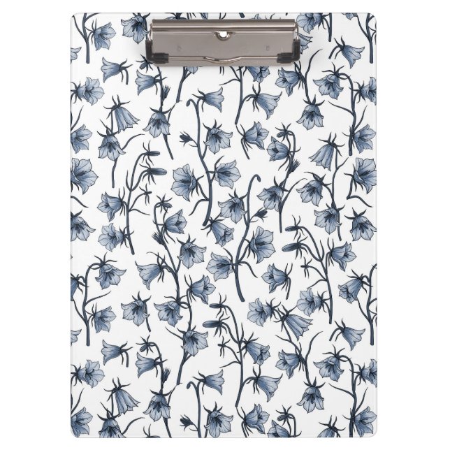 Porte-bloc Cellules bleues, Cloches, Bellflowers (Devant)