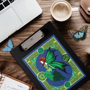 Porte-bloc Celtic Knot Work Green Fairy