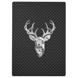 Porte-bloc Cerf à queue blanche sauvage sur papier carbone