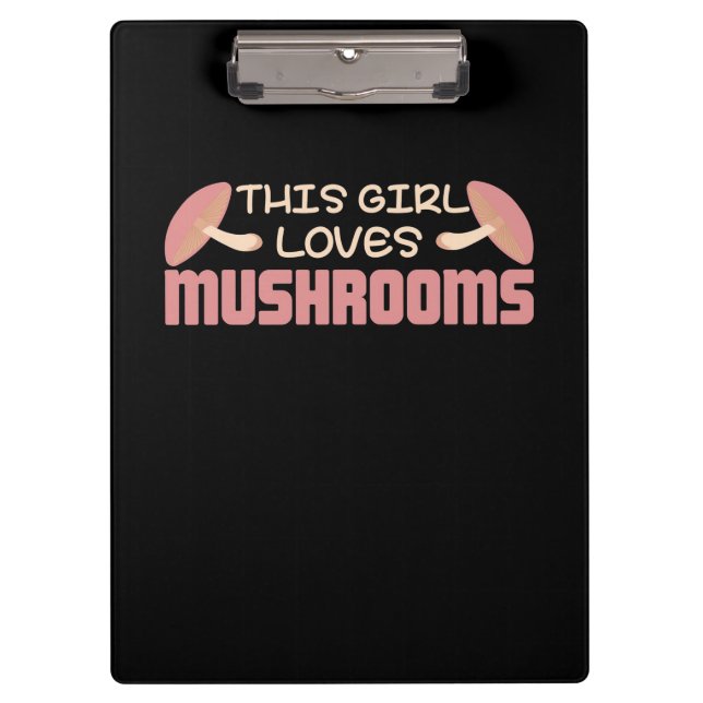 Porte-bloc Cette Fille Aime Les Champignons (Devant)