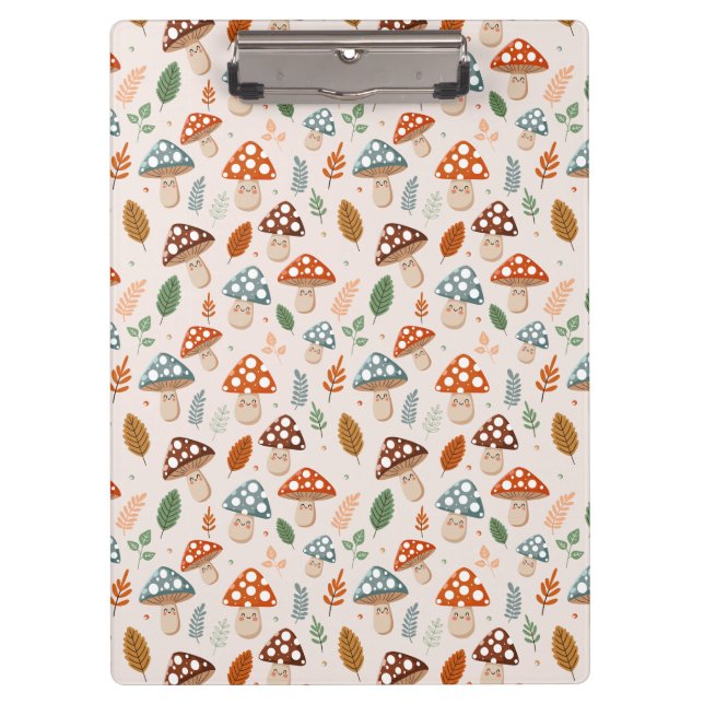 Porte-bloc Champignon, Feuillage d'automne, Motif de la natur (Devant)