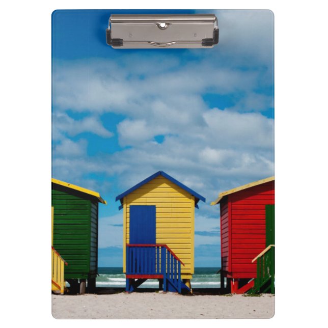 Porte-bloc Changement de décors. Plage de Muizenberg, Le Cap (Devant)