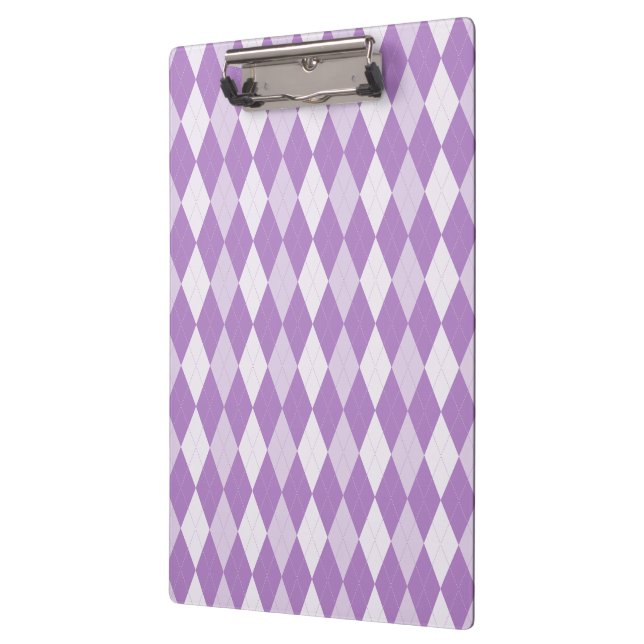Porte-bloc Chardon Violet Argyle Violet Pâle Petit Diamant (Gauche)
