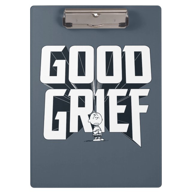 Porte-bloc Charlie Brown "Good Grief" Rock Band Tee Graphic (Devant)