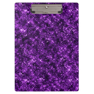 Porte-bloc Charme Océan Brillant Paillettes Violettes