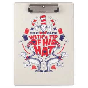 Porte-bloc Chat dans le Casquette  Il était parti avec un pou