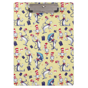 Porte-bloc Chat dans le Chapeau Motif Jaune