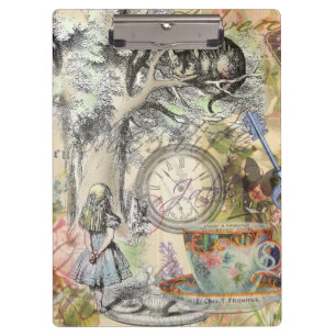 Porte-bloc Chat du Cheshire Alice au Pays des Merveilles Clas