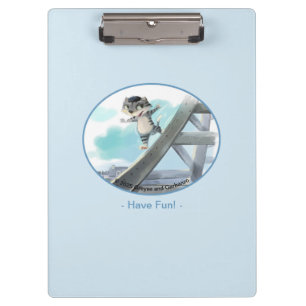 Porte-bloc Chat glisse Tour Eiffel – Paris Presse-papiers