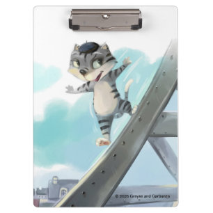 Porte-bloc Chat glisse Tour Eiffel – Paris Presse-papiers