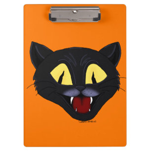 Porte-bloc Chat noir Halloween