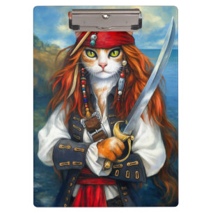 Porte-bloc Chat pirate de Swashbuckler   Imaginaire Caractère