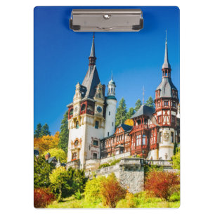 Porte-bloc château de Peles à Sinaia