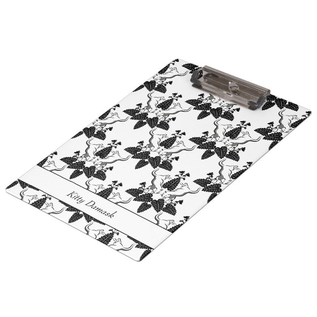 Porte-bloc Chats et casserole Damask Look Motif (Incliné)
