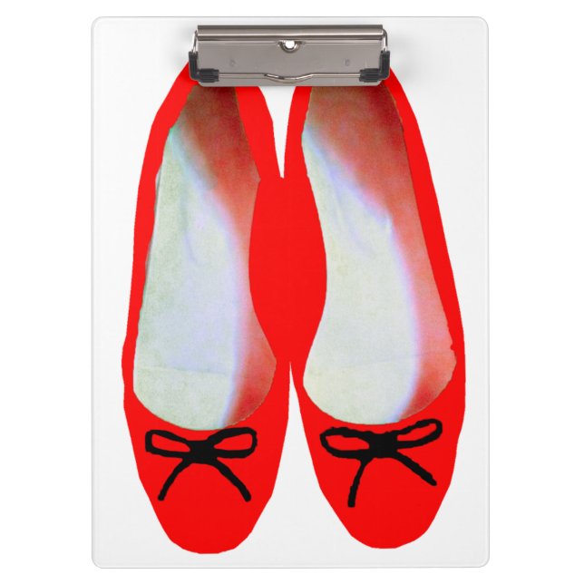 Porte-bloc Chaussures rouges (Devant)