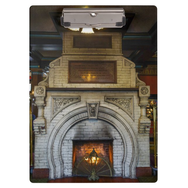 Porte-bloc Cheminée de l'hôtel Crescent (Devant)