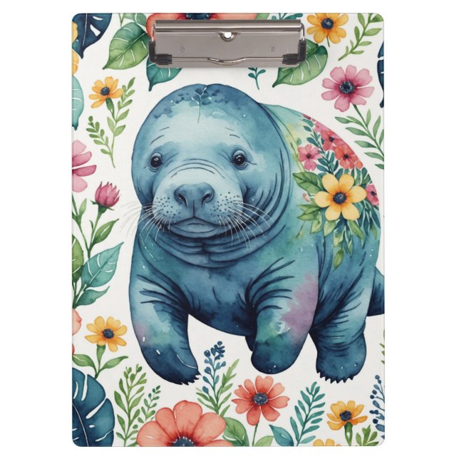 Porte-bloc Chemise bébé Manatee (Devant)