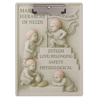 Porte-bloc Cherubic Kids on Maslow's Hierarchy of Needs