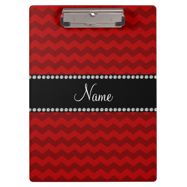 Porte-bloc Chevalier rouge de nom personnalisé (Devant)