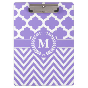 Porte-bloc Chevron et Quatrefoil