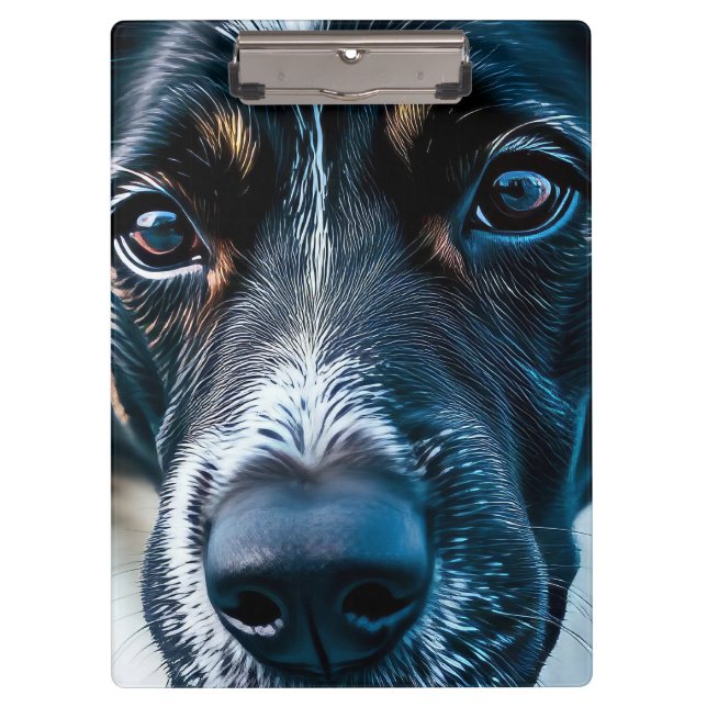 Porte-bloc Chien mignon regardant autour (Devant)