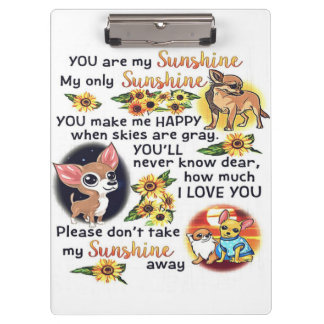 Porte-bloc Chihuahua Dog You | Dog sunshine
