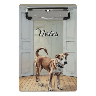 Porte-bloc Chiot Dans La Porte Mini Porte - bloc