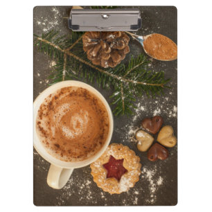 Porte-bloc Chocolat chaud de Noël