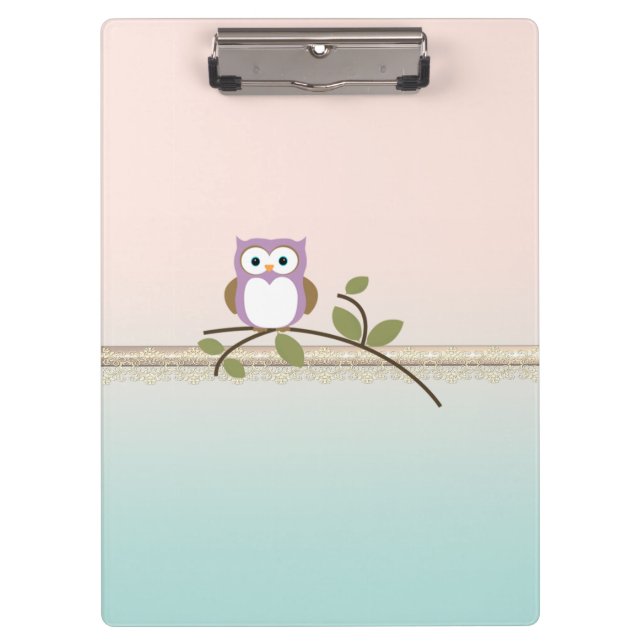 Porte-bloc Chouette adorable et mignonne (Devant)