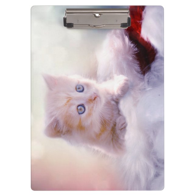 Porte-bloc Christmas Kitten (Devant)