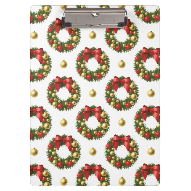 Porte-bloc Christmas Wreaths (Devant)