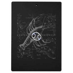 Porte-bloc Chrome comme Cancer Symbole Zodiaque sur Hevelius