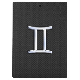 Porte-bloc Chrome moderne comme Gemini Symbole Zodiac