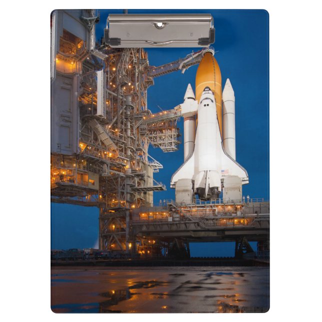 Porte-bloc Ciel bleu pour le lancement de la navette spatiale (Devant)