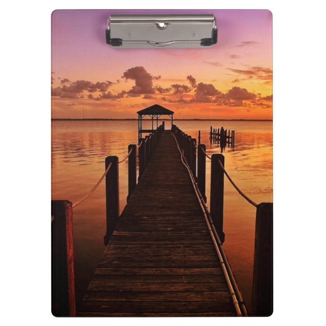 Porte-bloc Ciel de coucher du soleil (Devant)