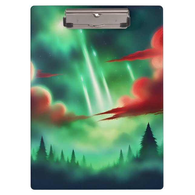 Porte-bloc ciel vert (Devant)