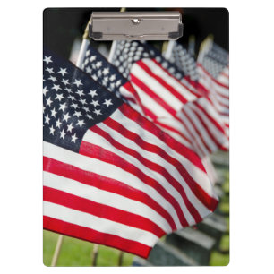 Porte-bloc Cimetière militaire historique avec des drapeaux