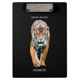 Porte-bloc Citations Motivationnelles Tiger Dream Croire Atte