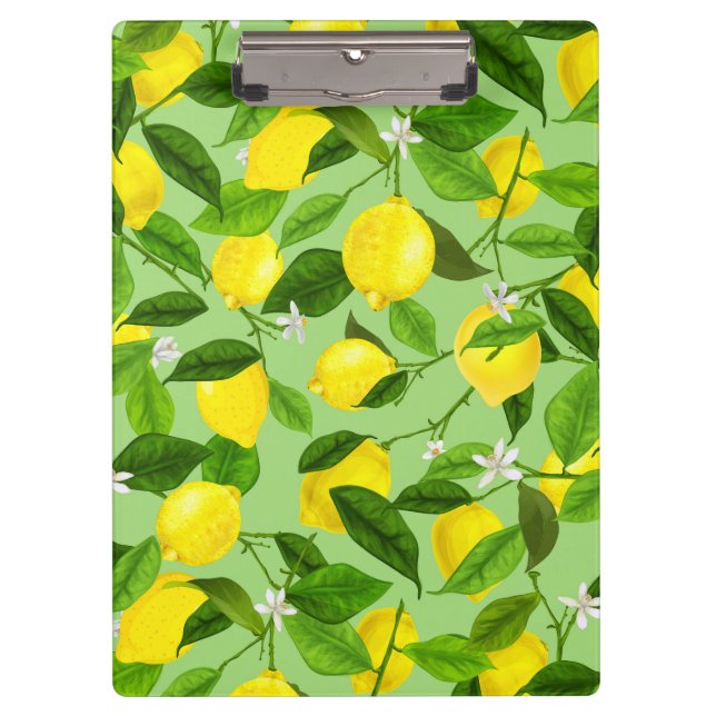 Porte-bloc Citron Aquarelle 3 (Devant)