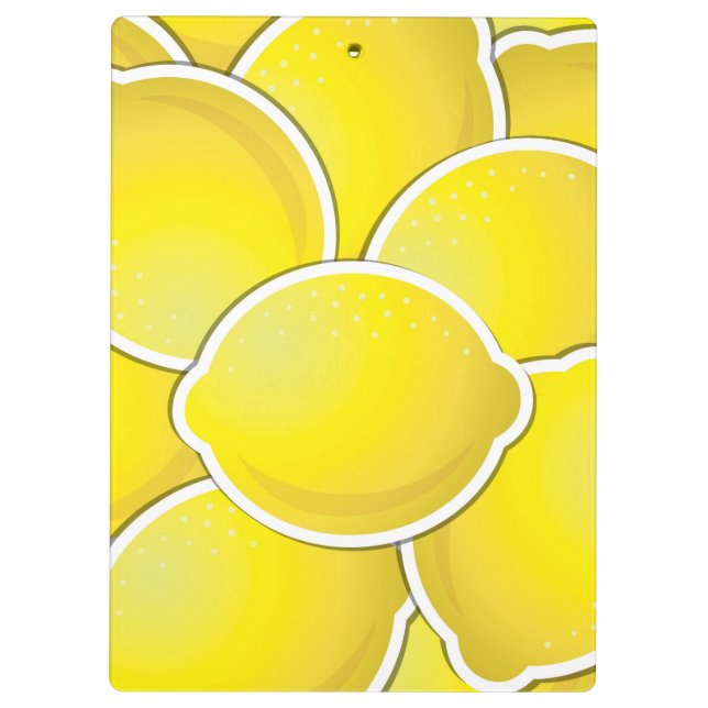 Porte-bloc Citron funky (Dos)